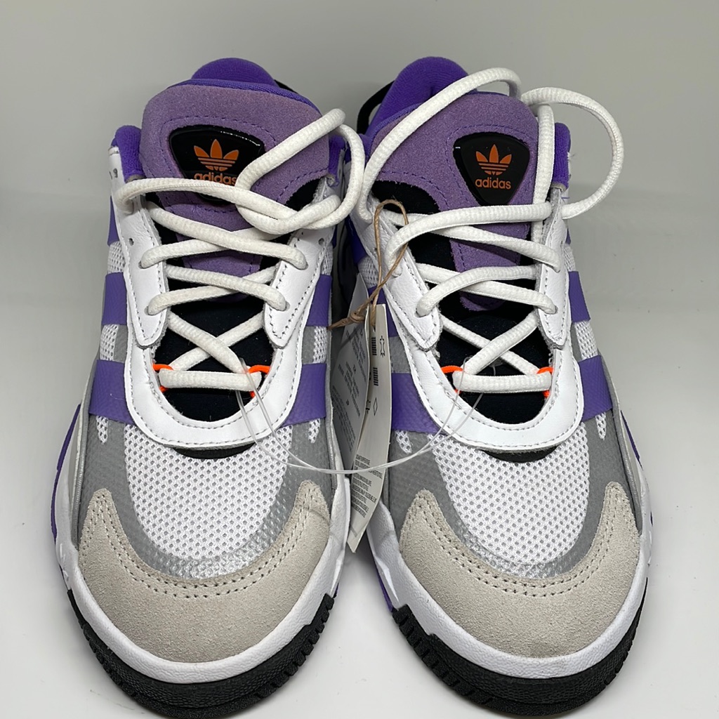 Adidas Niteball 2.0 Size 5 White Purple Rush Gx0775 New